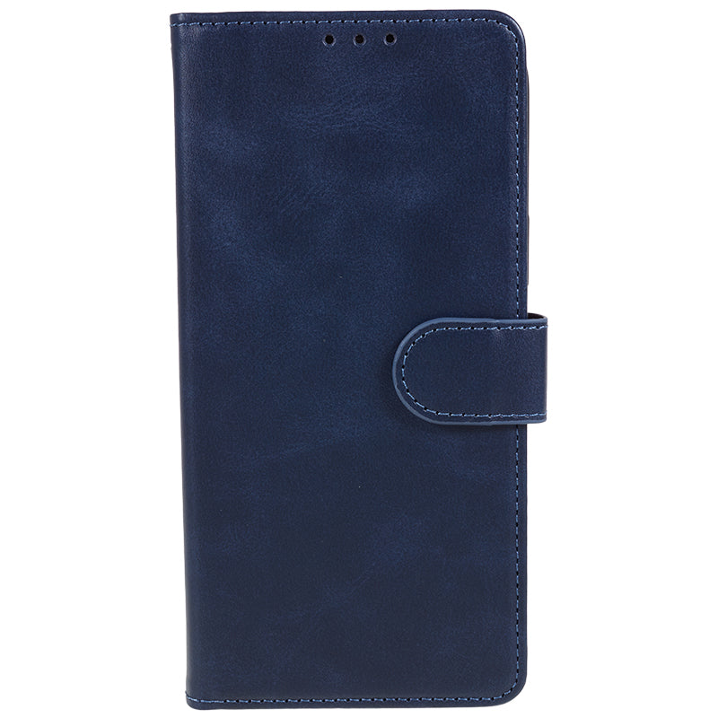 Phone Cover for OnePlus 12R 5G / Ace 3 5G Case Magnetic Clasp PU Leather Wallet Stand Shell - Blue Phone Cover for OnePlus 12R 5G / Ace 3 5G Case Magnetic Clasp PU Leather Wallet Stand Shell - Blue